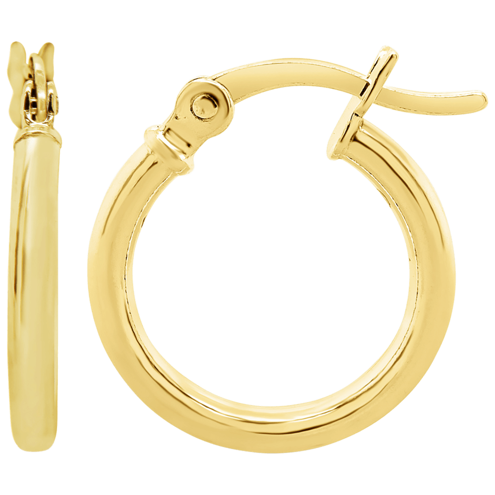 14K Yellow Gold Plating 14mm