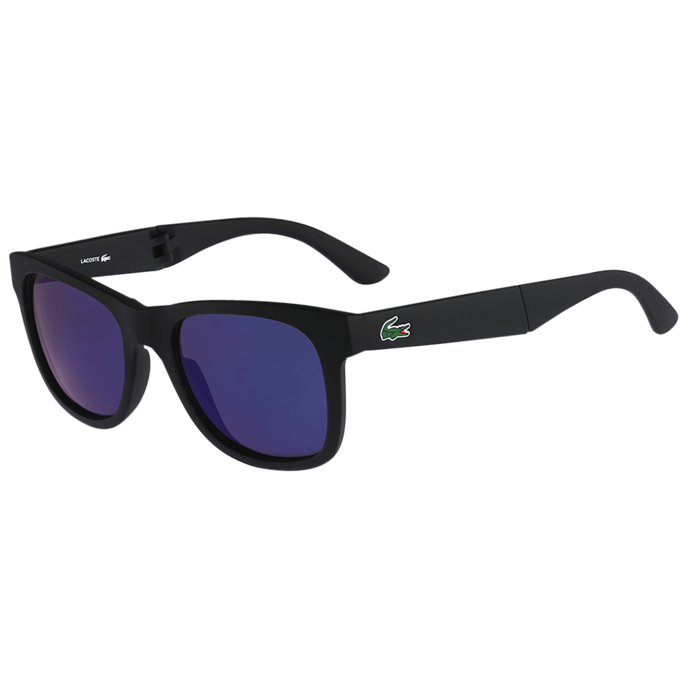 Compact Fold Soft-square - Matte Black/Blue Mirror