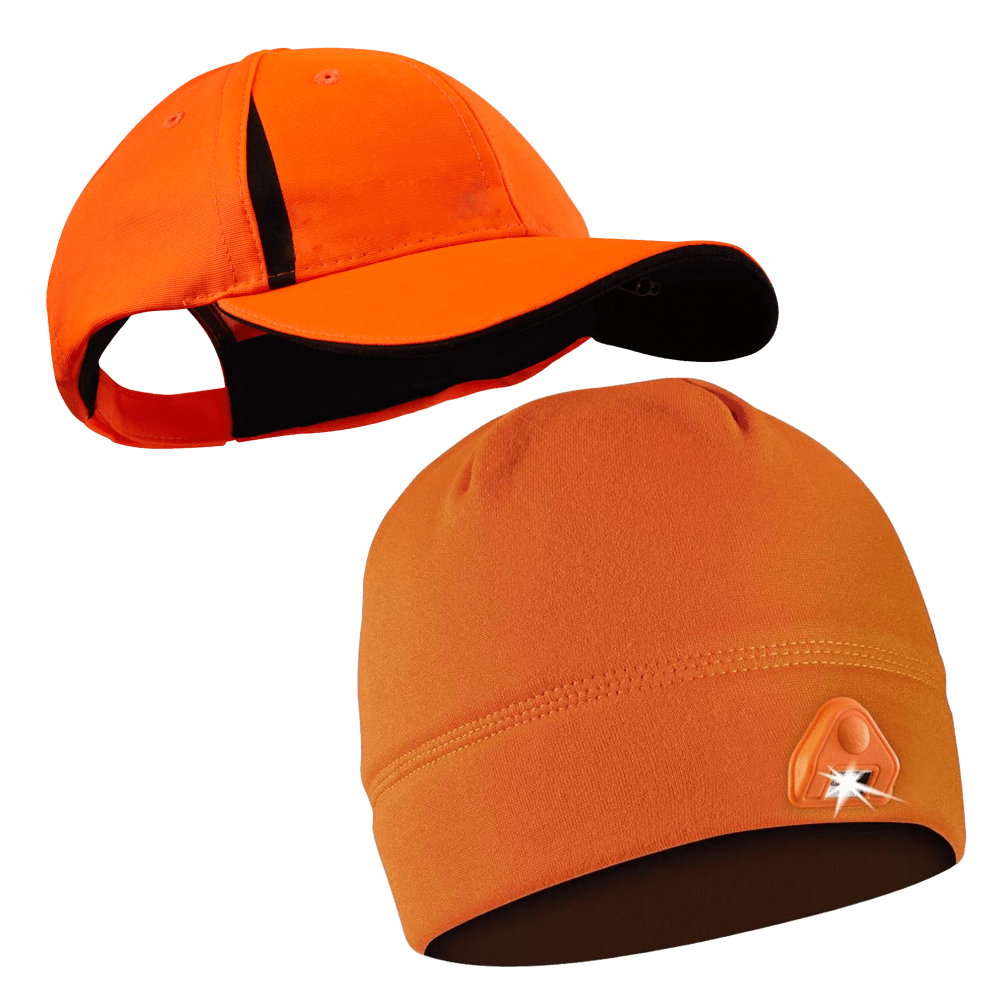 Orange Hat + Orange Beanie