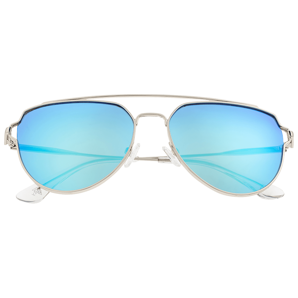 Silver/Blue