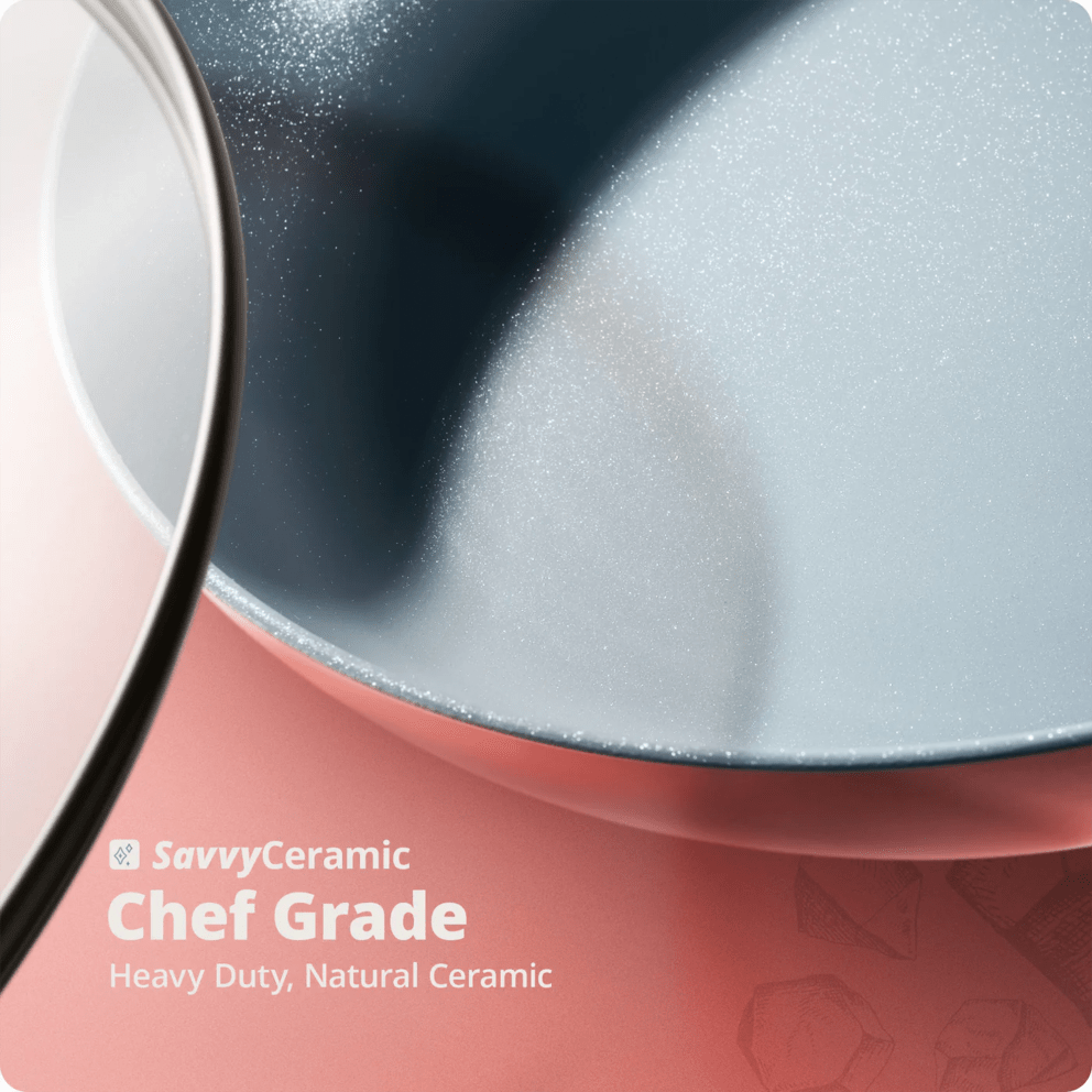 Ultra-slick ceramic coating releases food without harmful chemicals