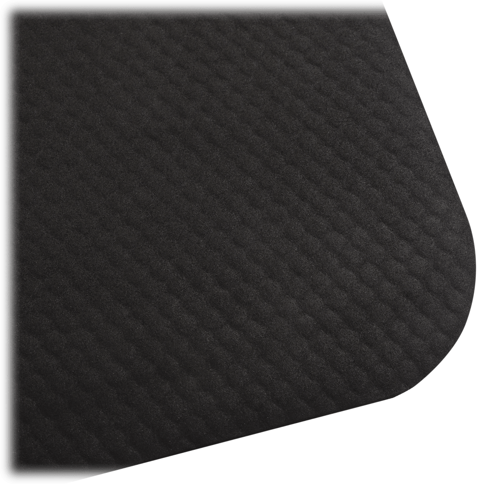Features a non-slip bottom to keep the mat securely in place