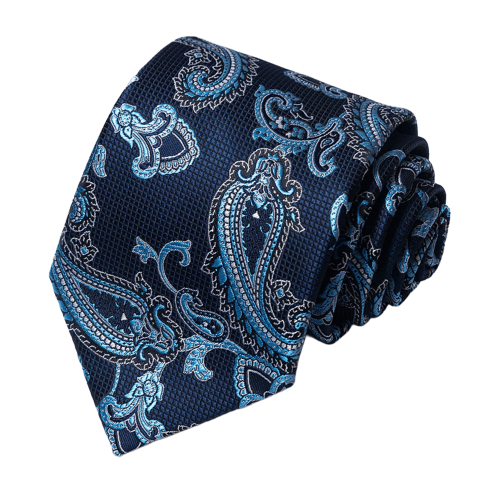 Midnight Blue / Aqua Paisley
