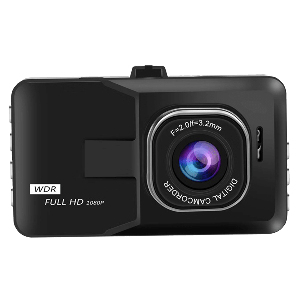 Built-in G-Sensor automatically saves video when there is a collision