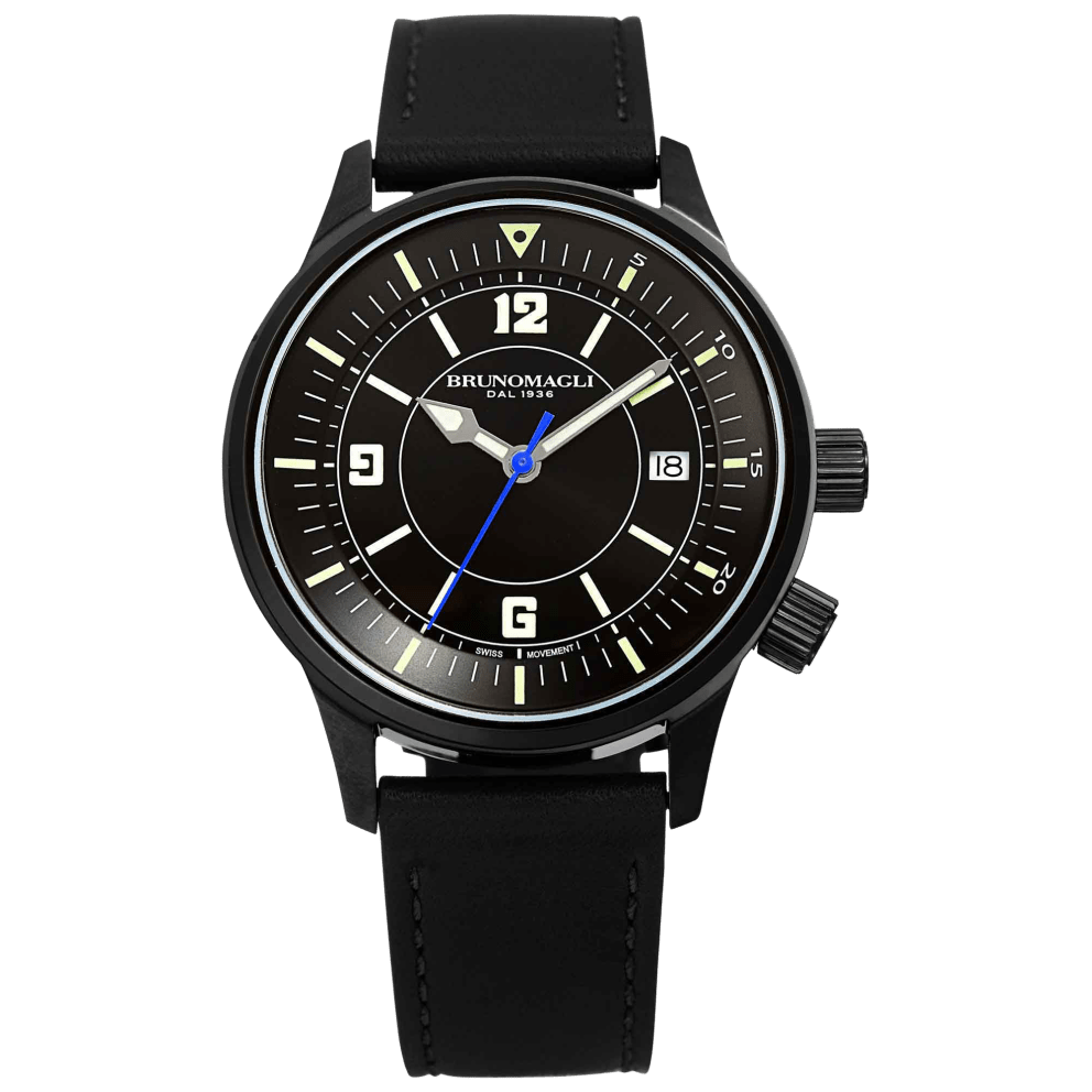 Black Case w/ Black Dial on Black Strap