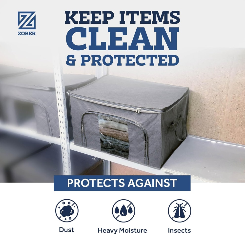 Keeps your items safe and protected from dust or insects