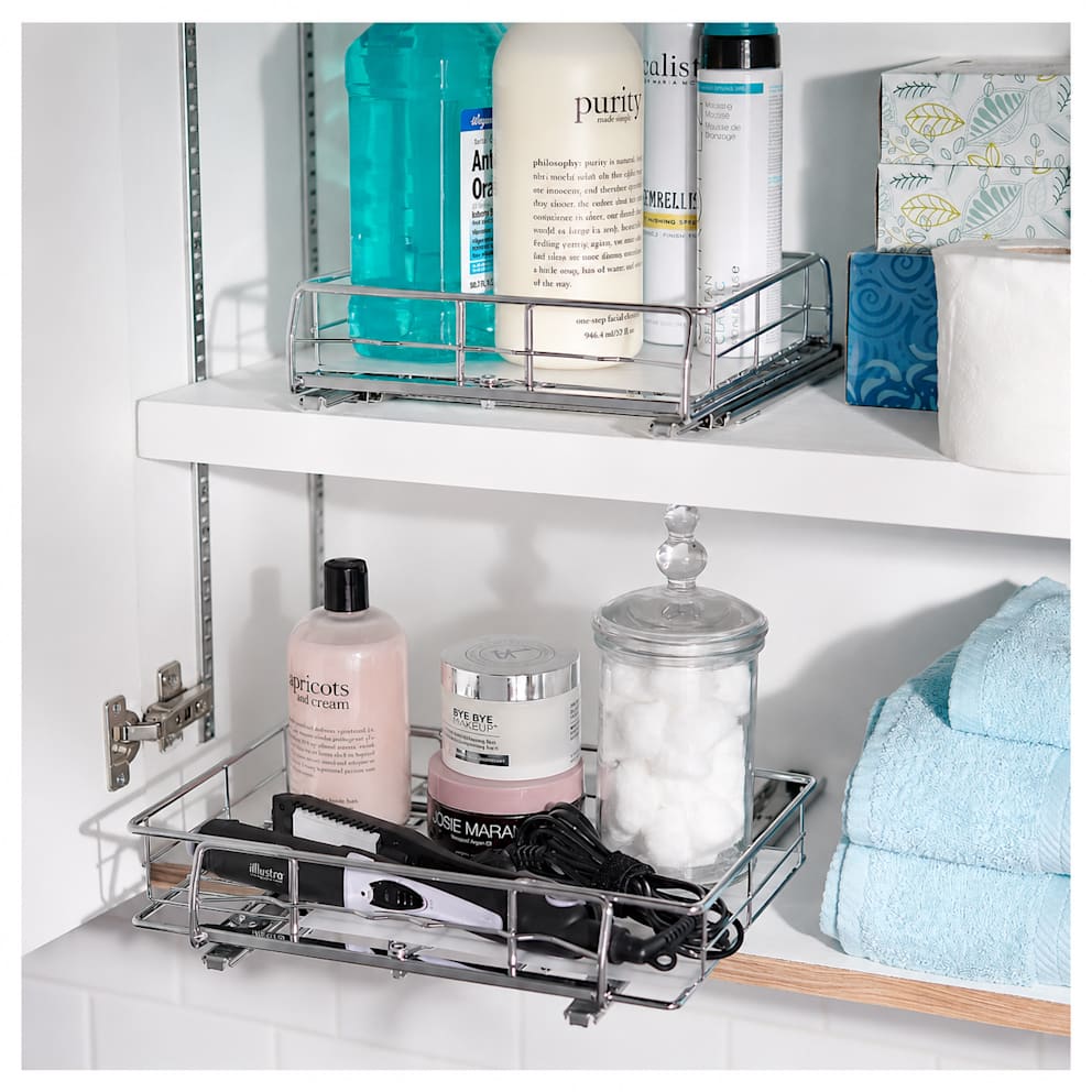 Store essentials neatly and keep them easy to access.