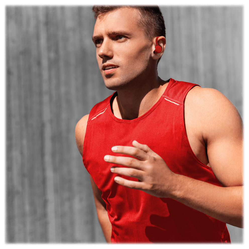 Sweat and water-resistant, so you can exercise as hard as you want without having to worry