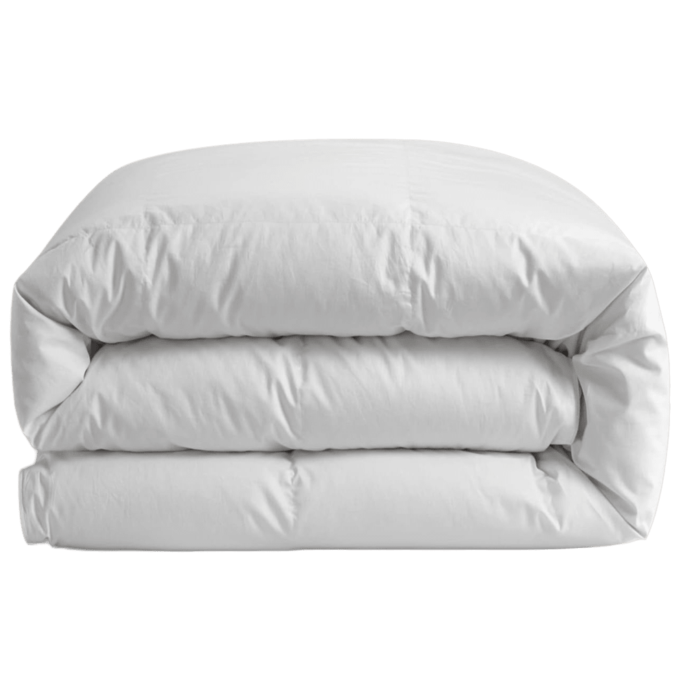 Down and duck feather fill offers soft plush comfort