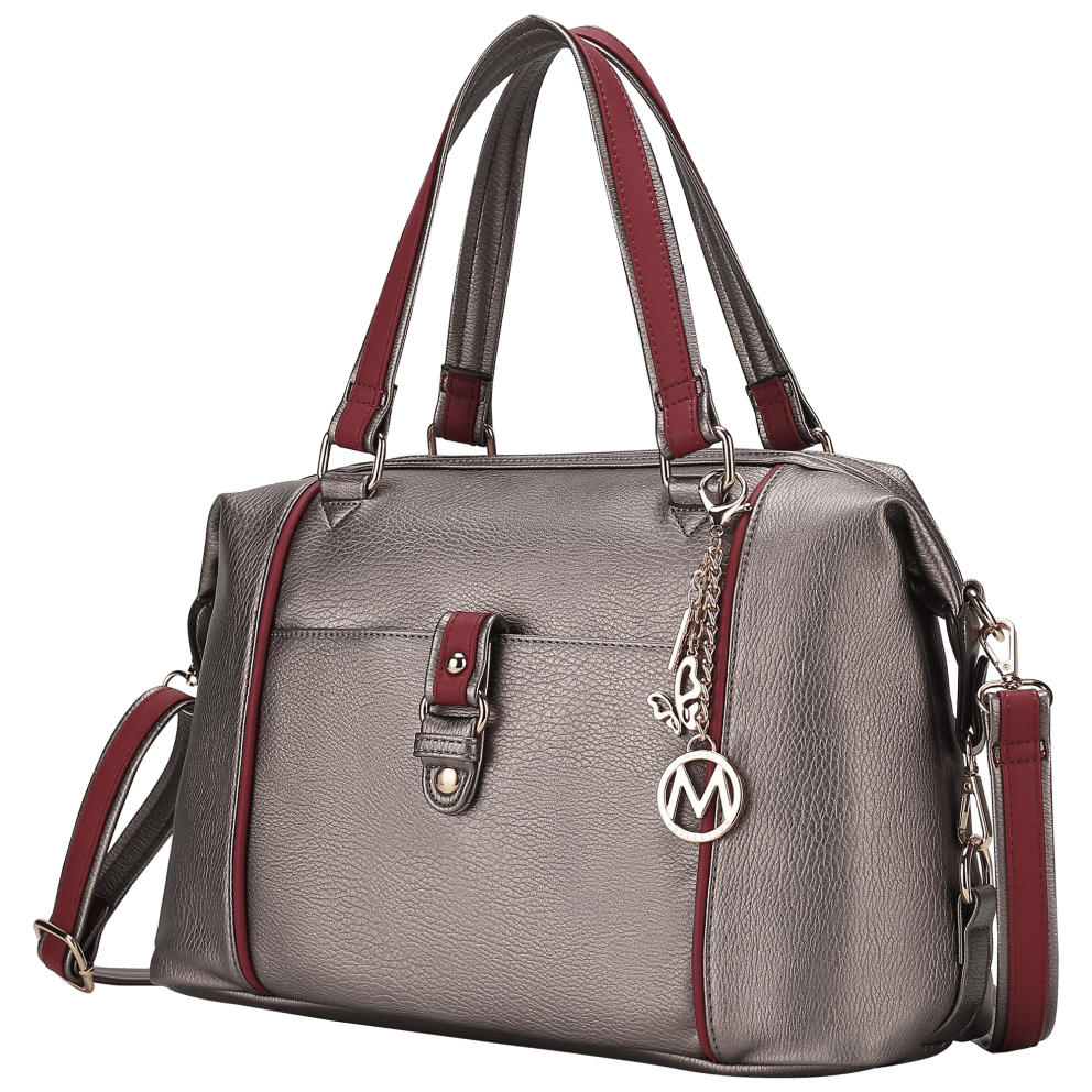 Pewter/Red