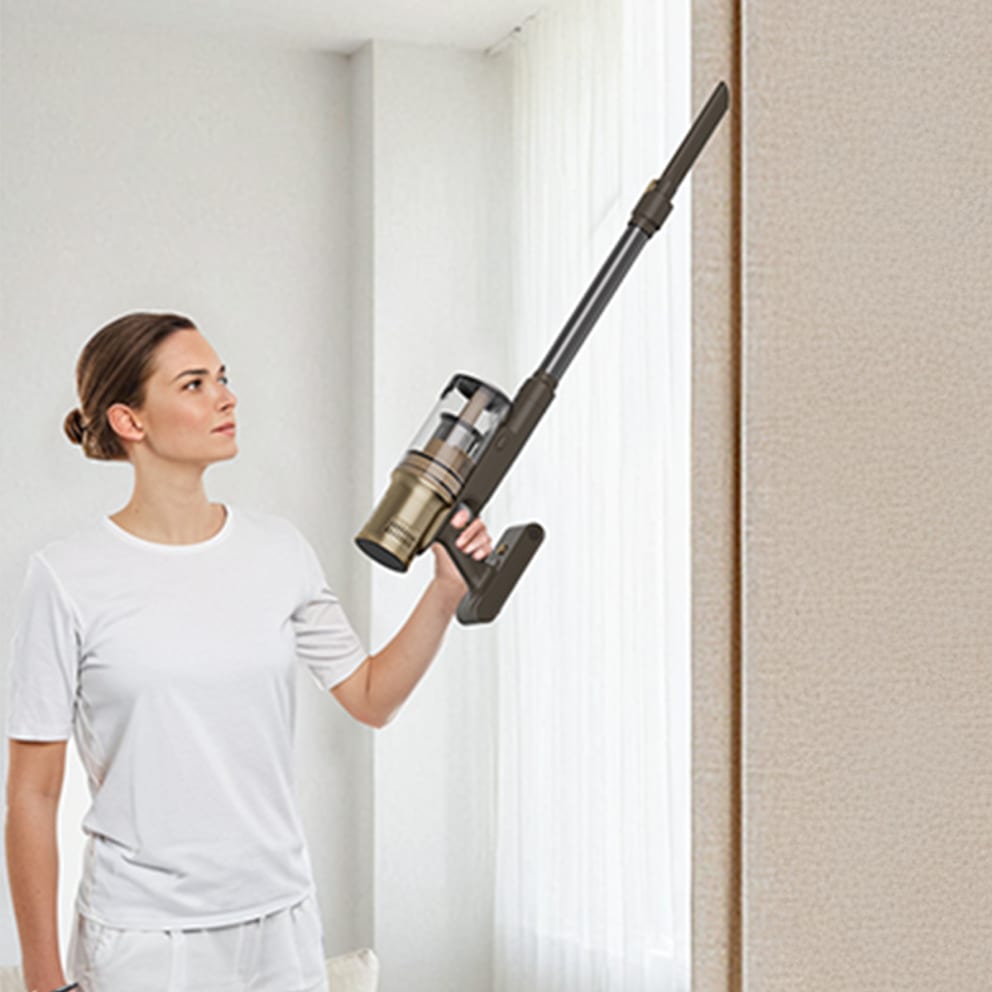 Lightweight with an adjustable tube length to clean even hard-to-reach areas