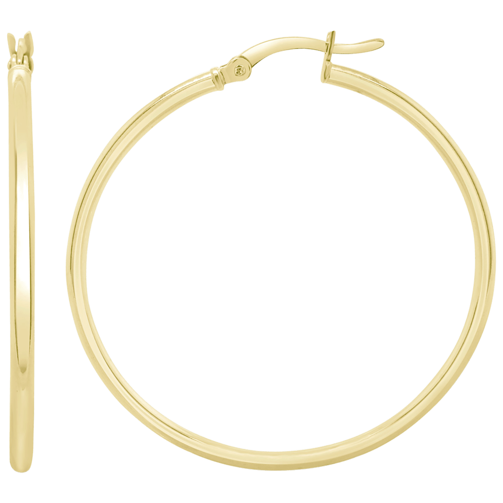 14K Yellow Gold Plating 40mm