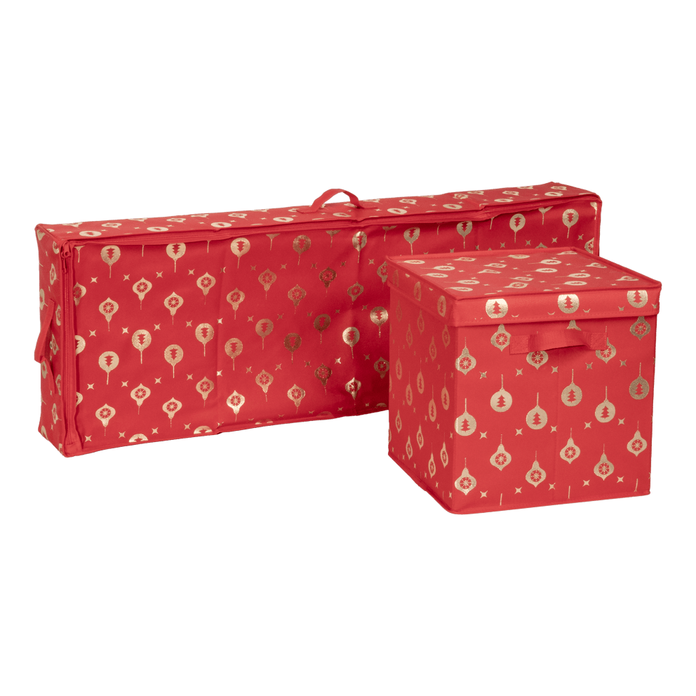 Red with Gold Ornaments