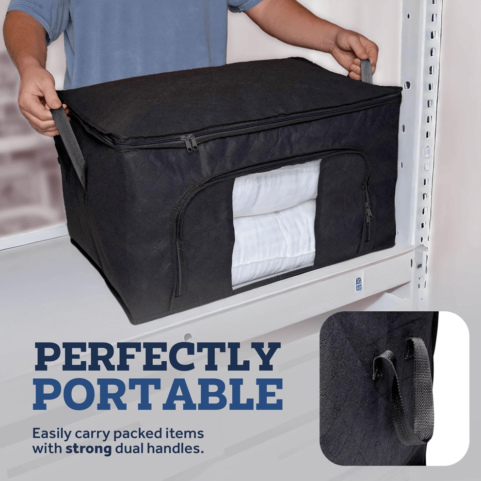 Reinforced carrying handles to transport and organization