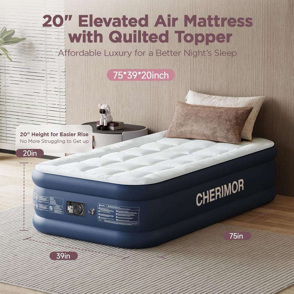 Perfectly sized for small spaces and overnight guests