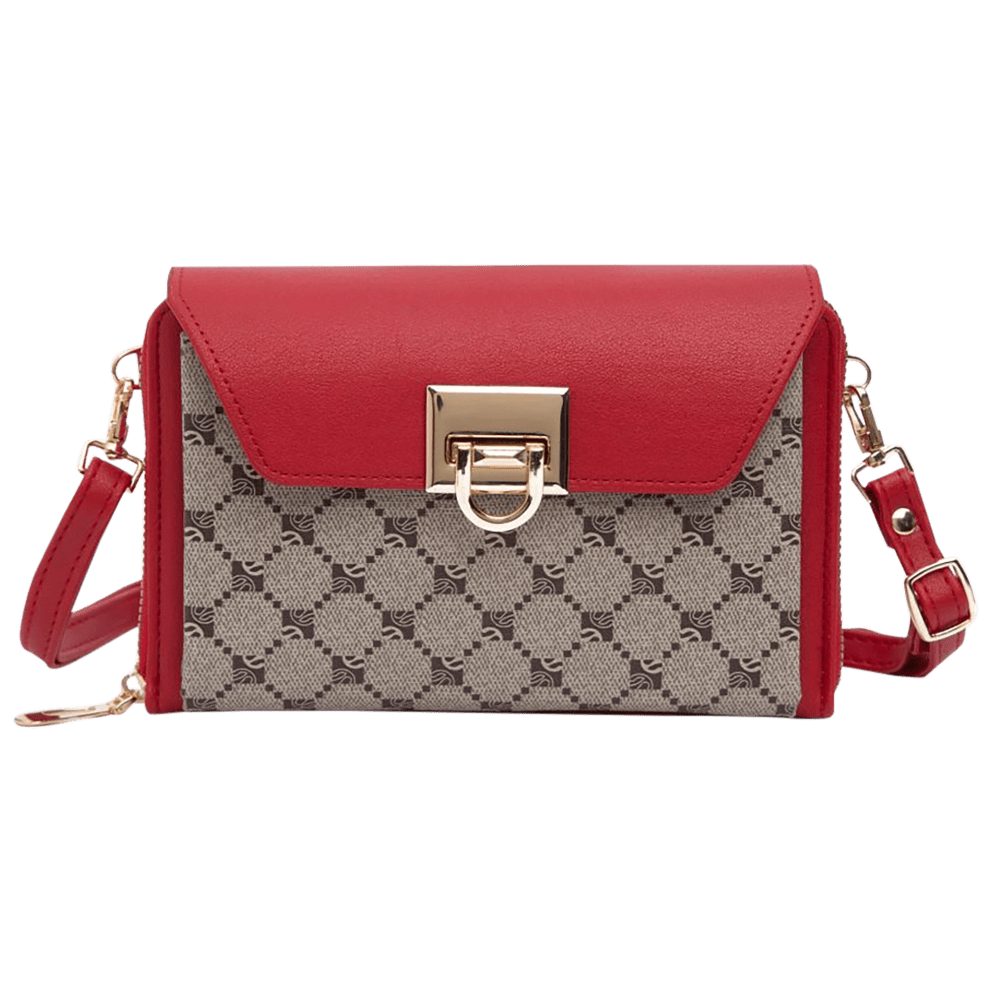 Khaki/Red