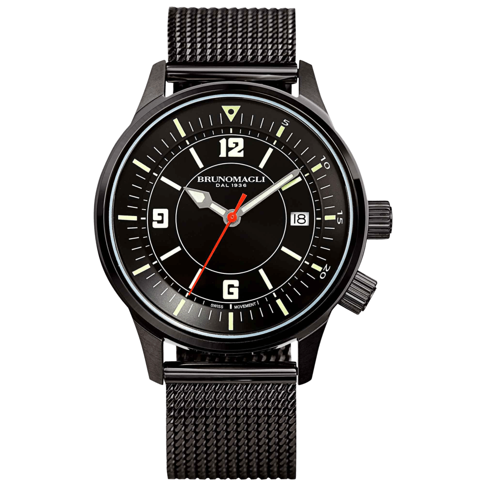 Black Case w/ Black Dial on Black Bracelet