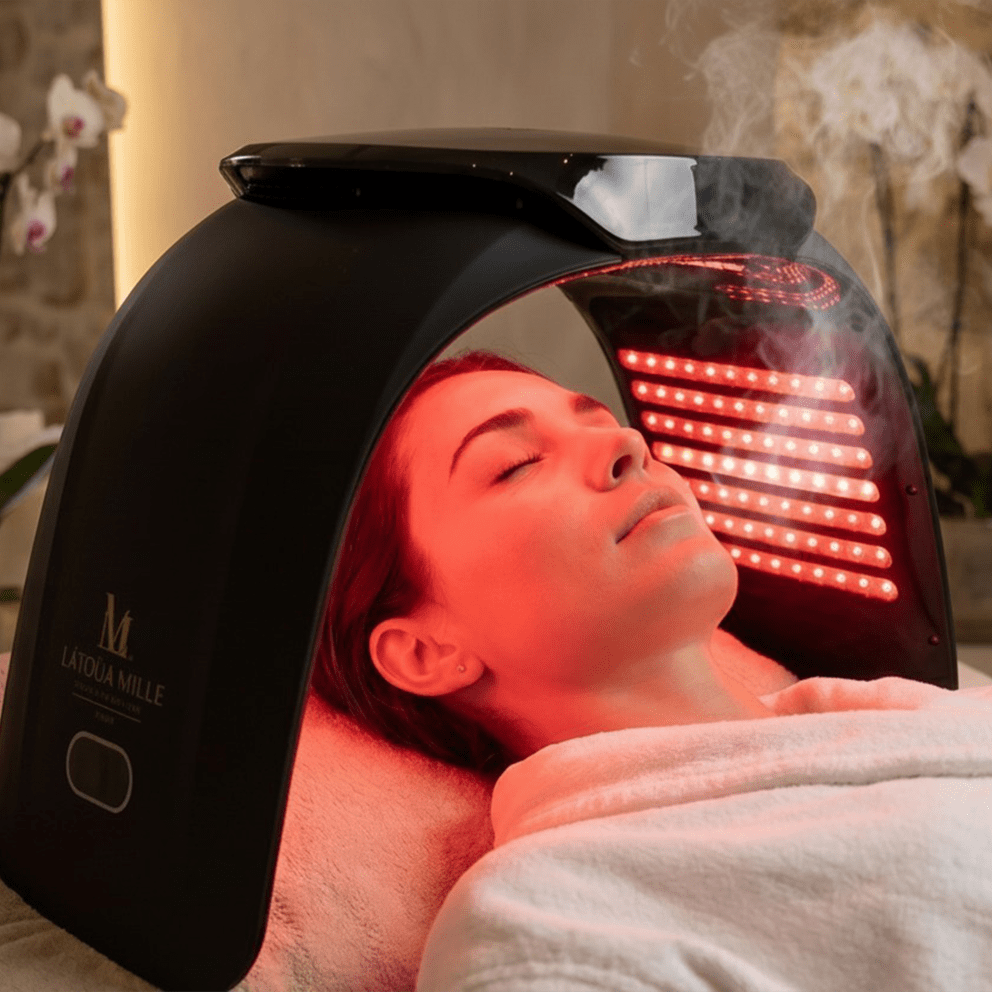 Features customizable thermal mist technology (just add water) that soothes skin, tightens pores, and locks in moisture.