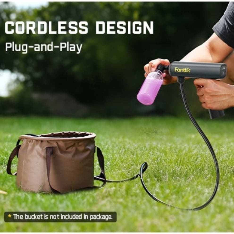 Bucket is not included