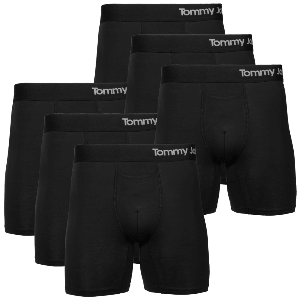 6" Performance Basics Boxer Briefs (Black)