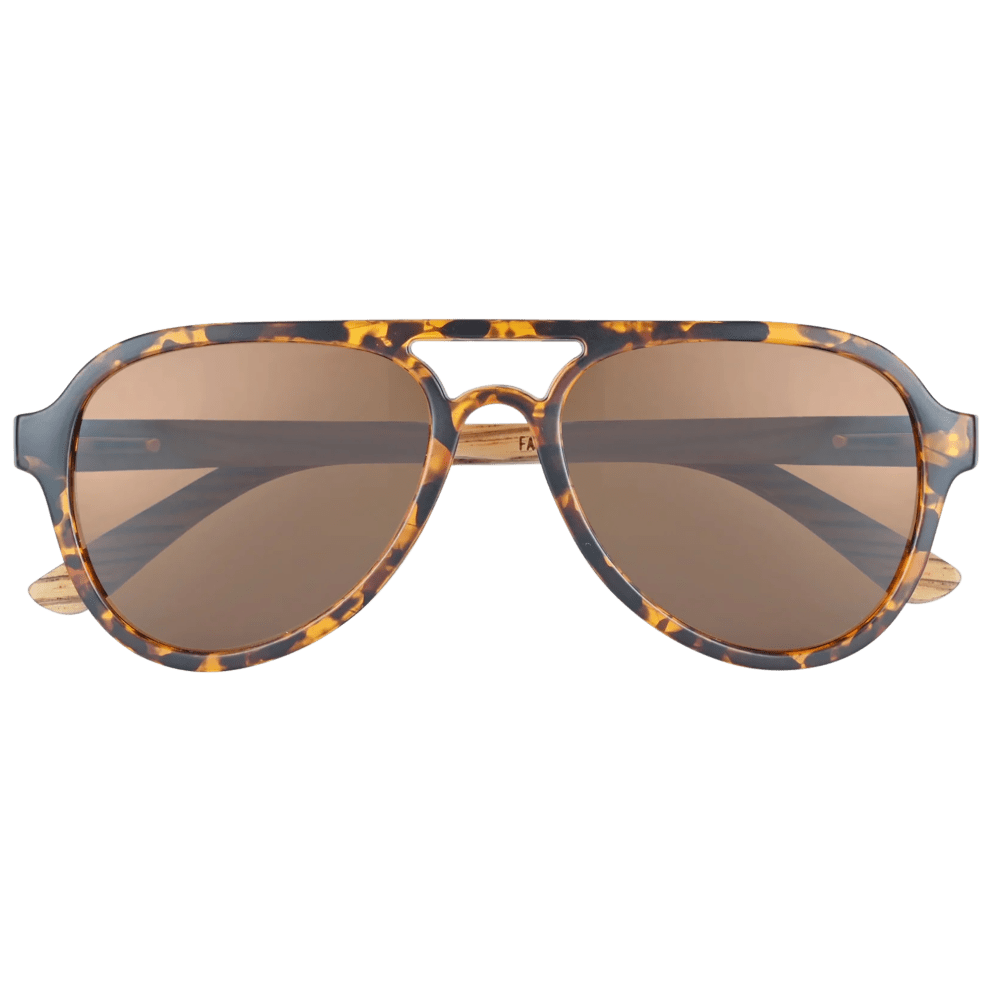 Zebra Wood / Brown Tortoise / Brown