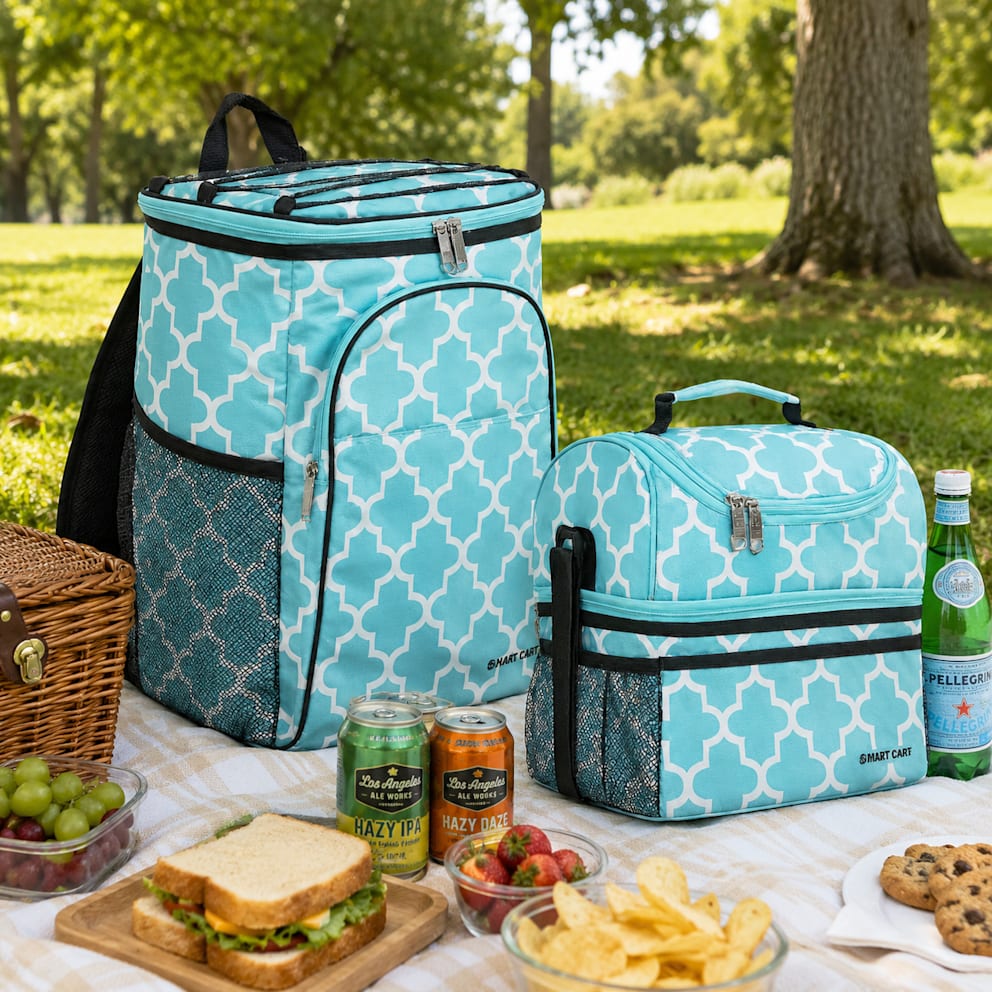 The perfect cooler companions for picnics, camping, beach days, and travel