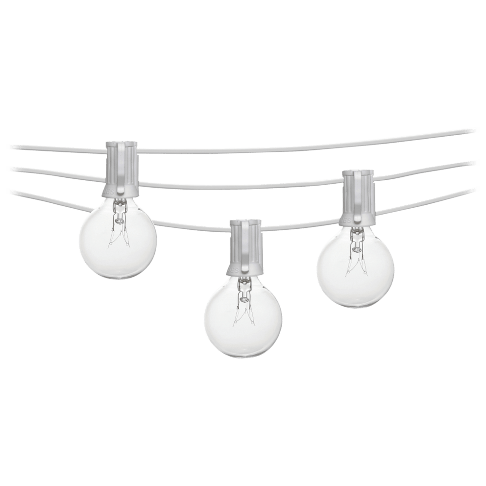 Two 50-Foot Strings in White