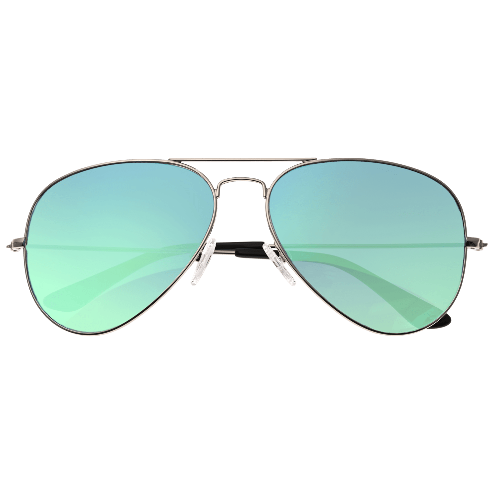 Silver/Blue-Green