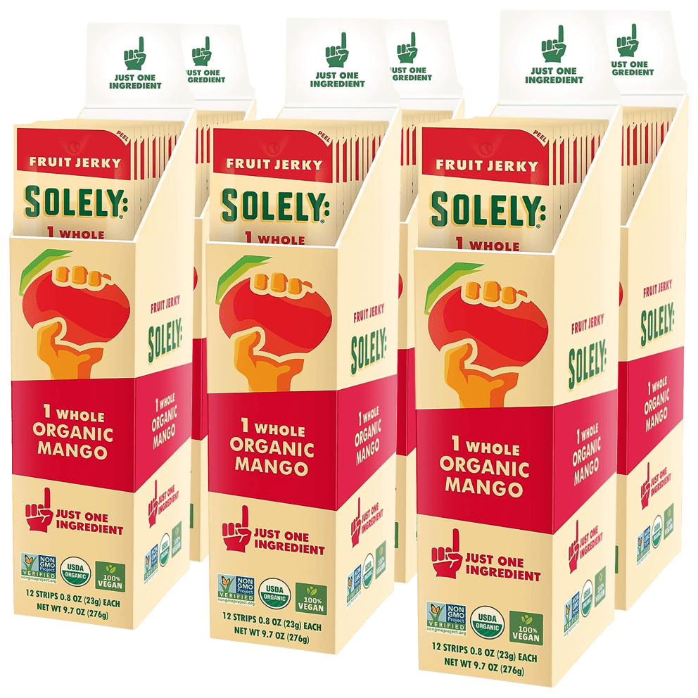 Solely Organic Mango Fruit Jerky