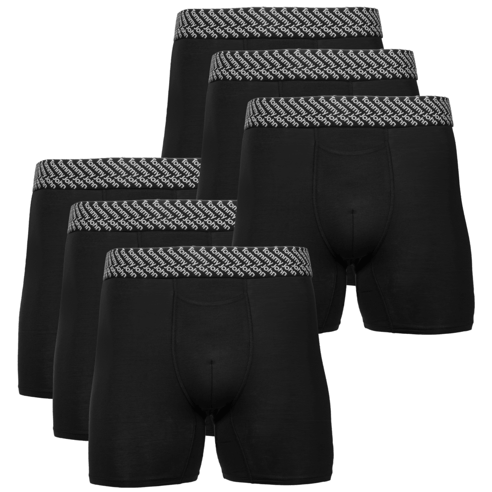 4" Performance Basics Boxer Briefs (Black)