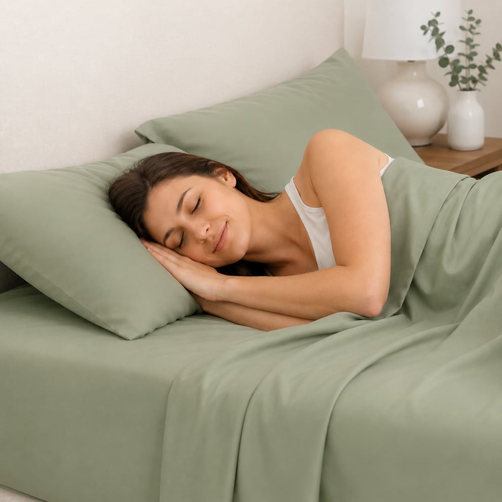 Hypoallergenic fabric designed to be gentle on sensitive skin.