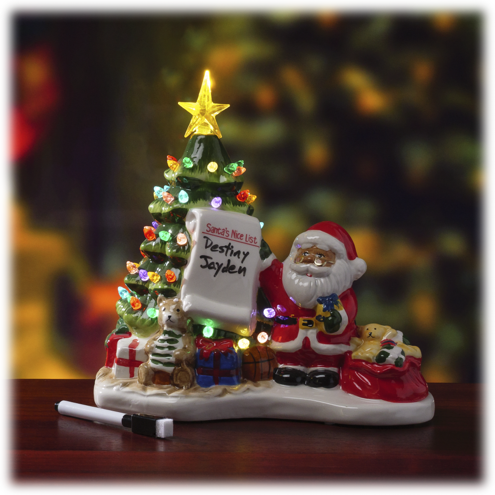 Mr. Christmas 10" Tree with Customizable Santa List