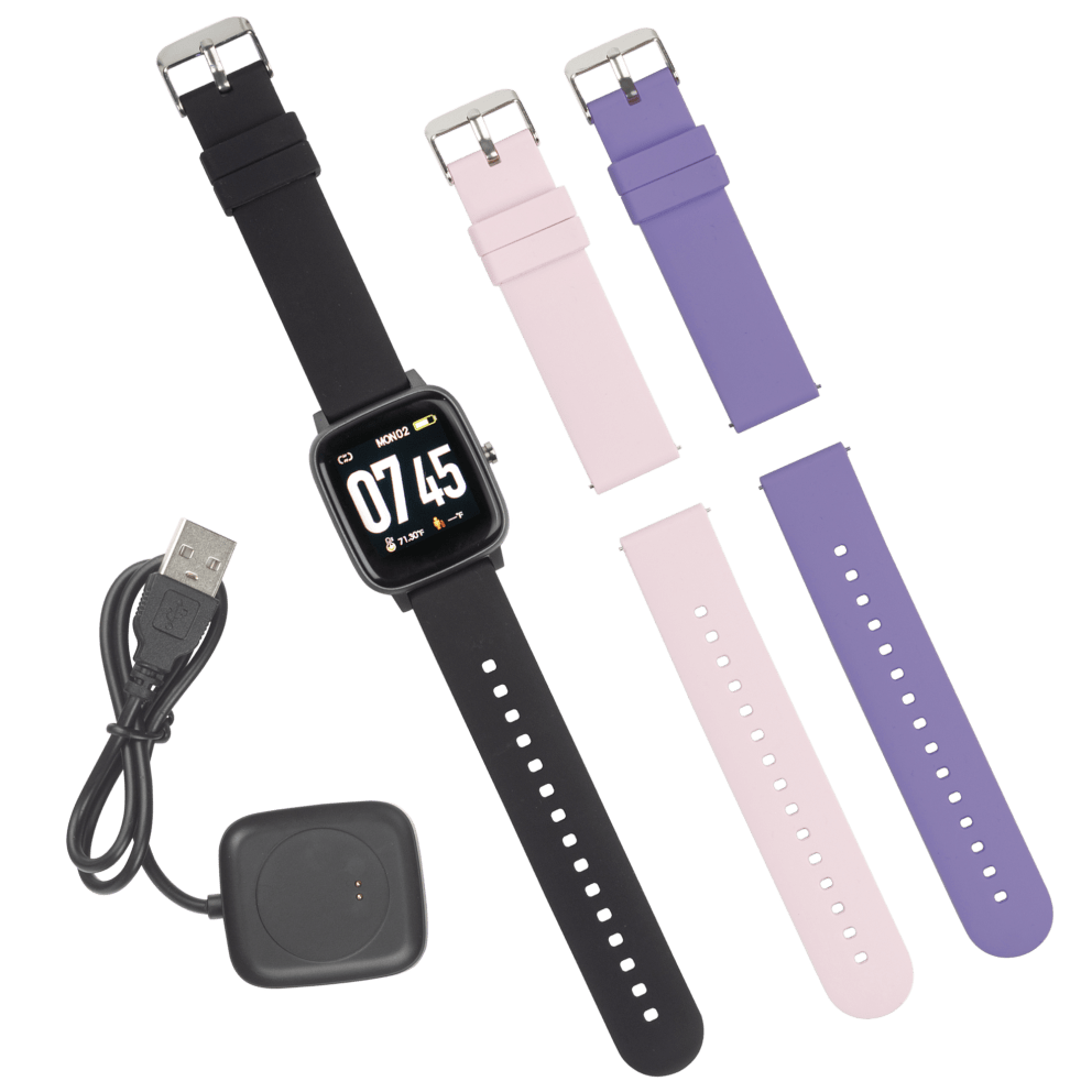Band Combo: Black/Lavender/Rose Gold