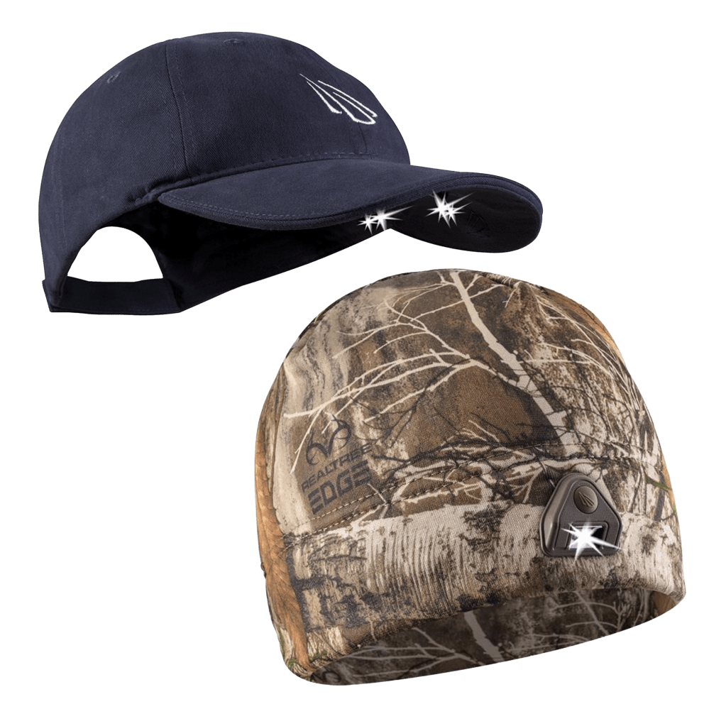 Navy Hat + RealTree Camo Beanie