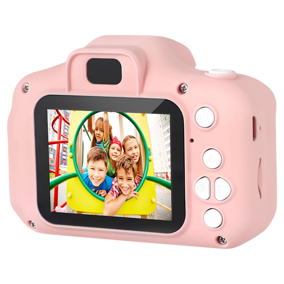 Bright display screen for easy photo previews.