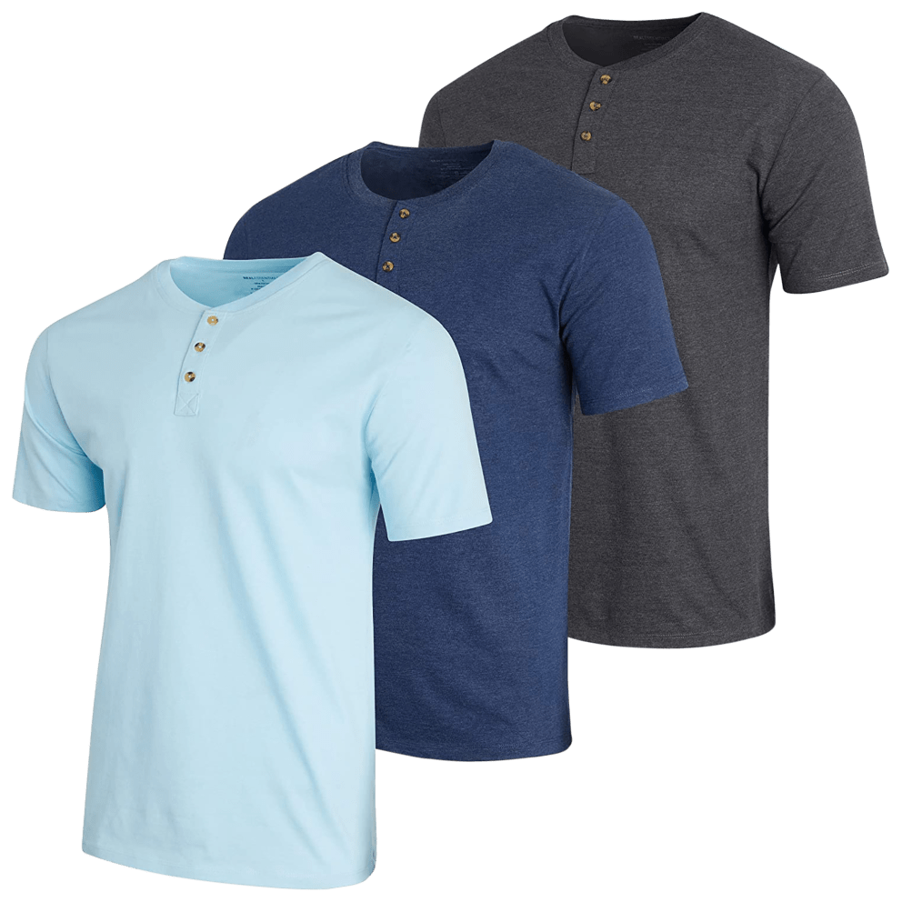 Set 6: Light Blue, Navy, Charcoal