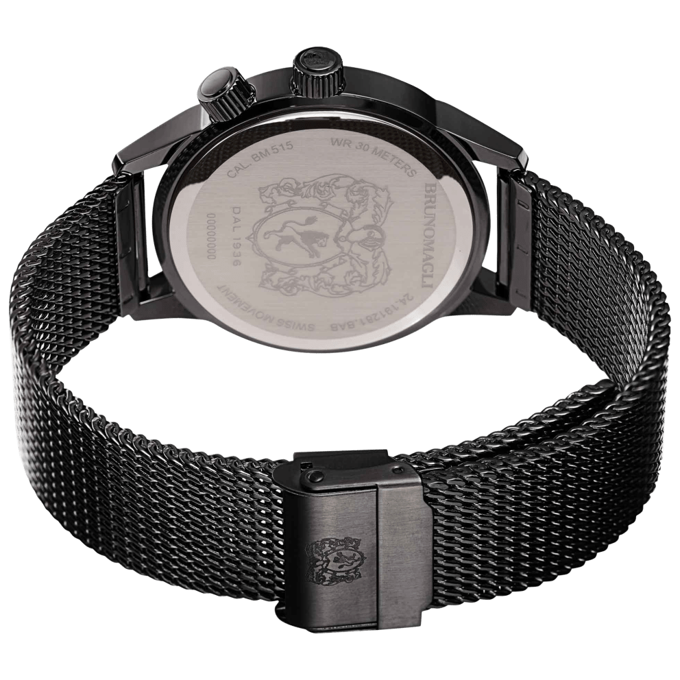 Black Case w/ Black Dial on Black Bracelet