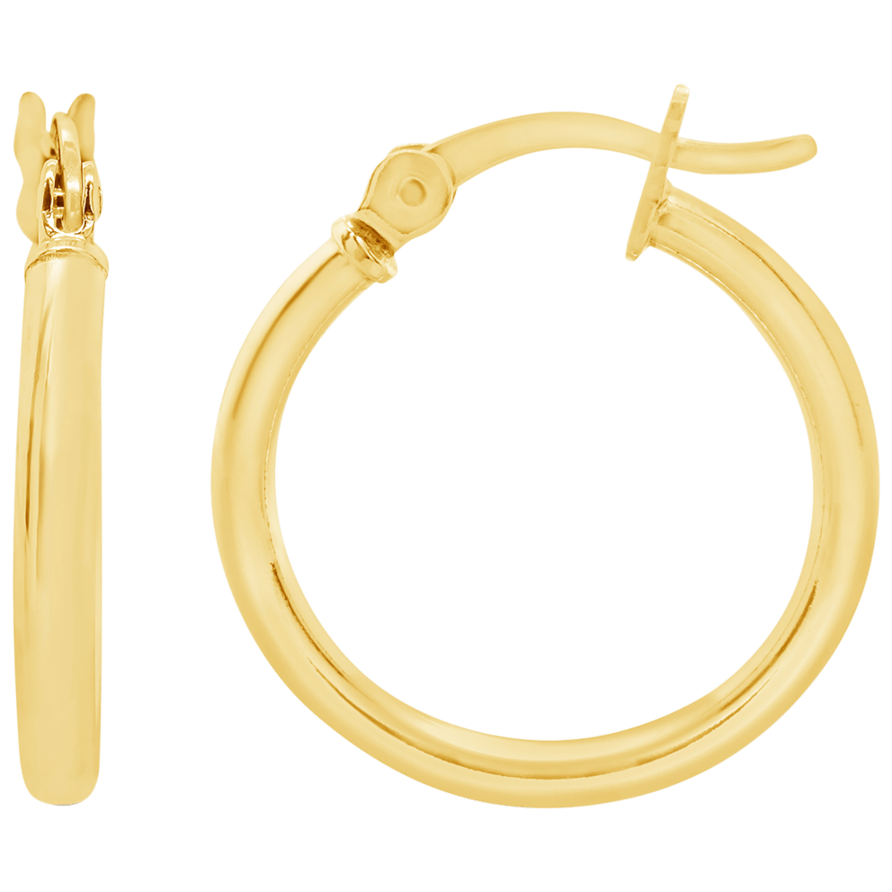 14K Yellow Gold Plating 18mm