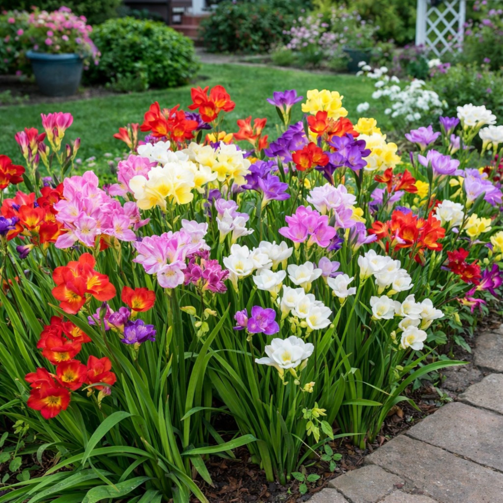 Famously Fragrant Colorful Mixed Freesia Flower