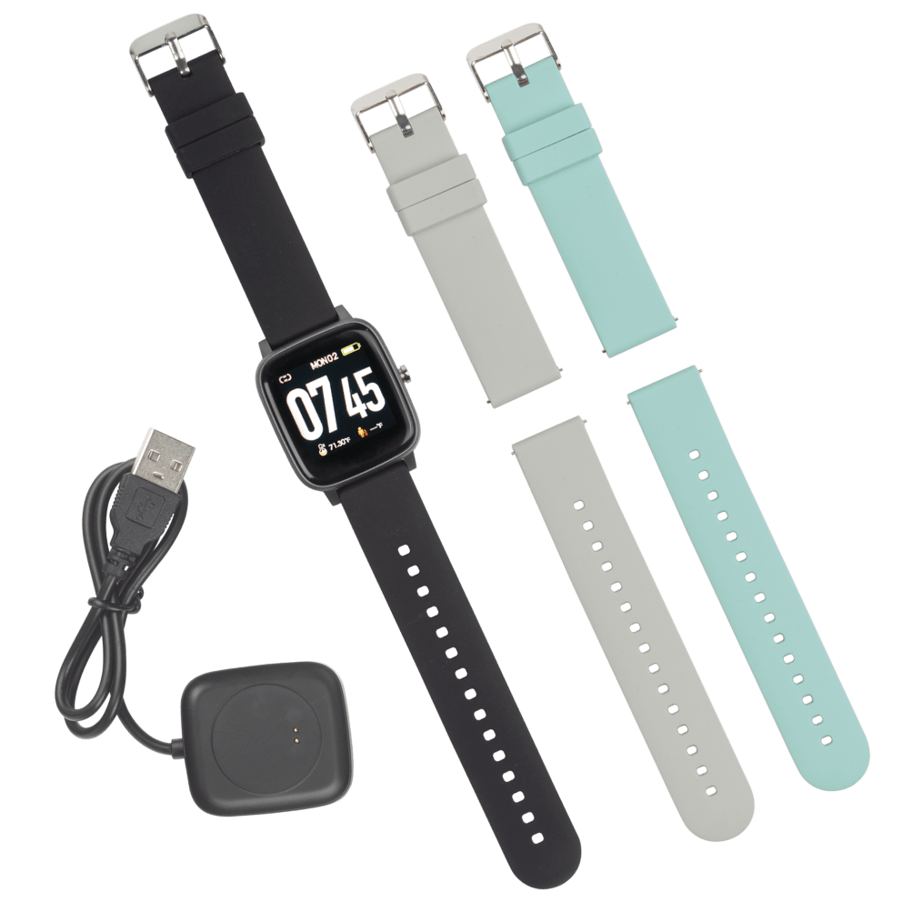 Band Combo: Black/Gray/Teal