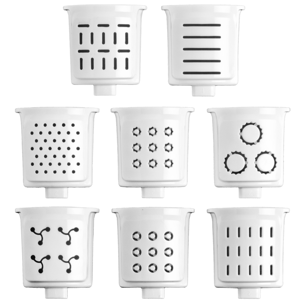 Variety of pasta discs to expand your culinary creativity