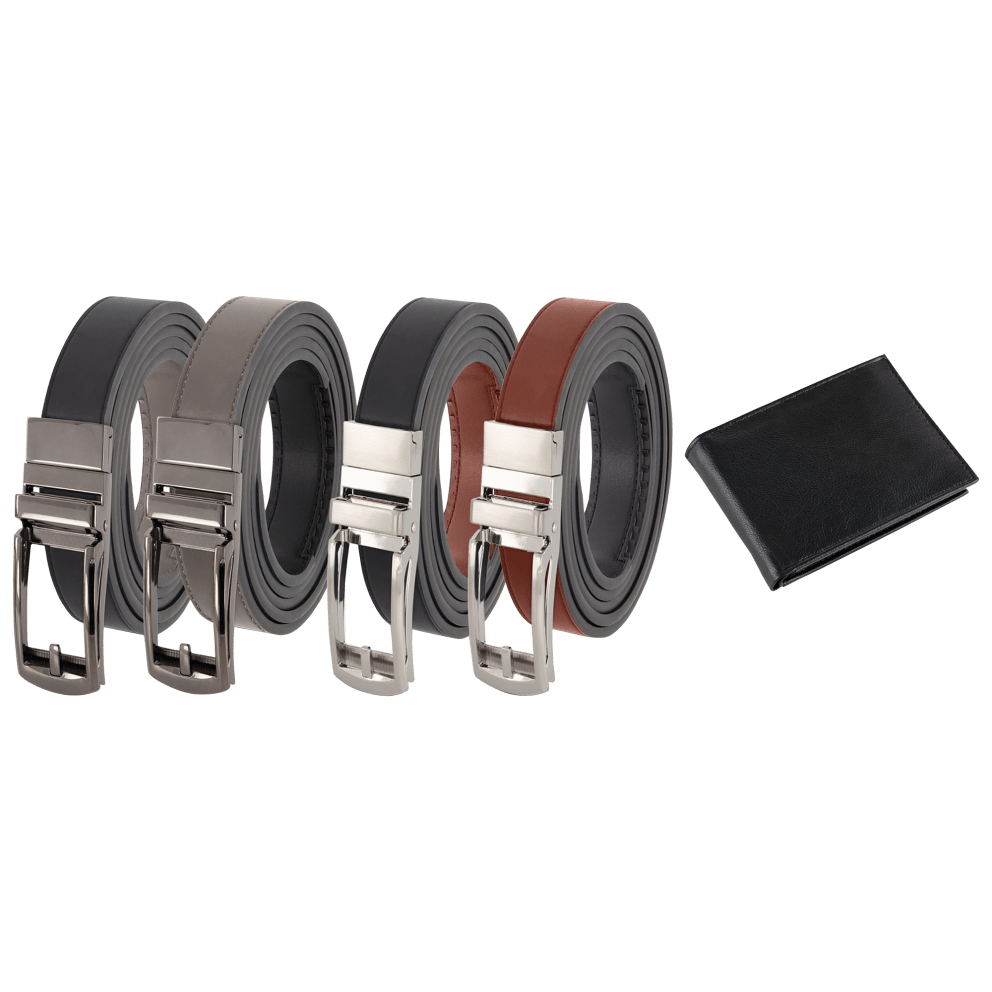 Grey/Black w/ Black Buckle & Cognac/Black w/ Silver Buckle