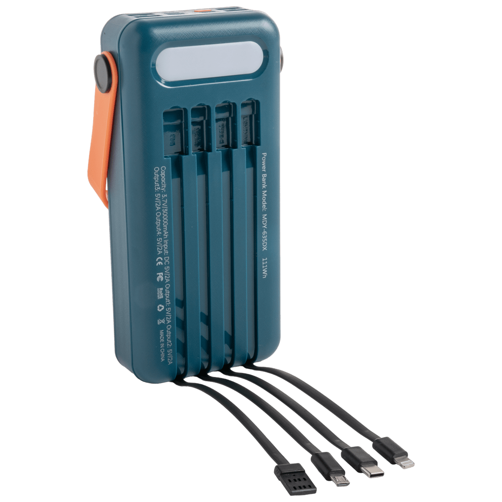 Integrated charging cables for simultaneous charging of multiple devices