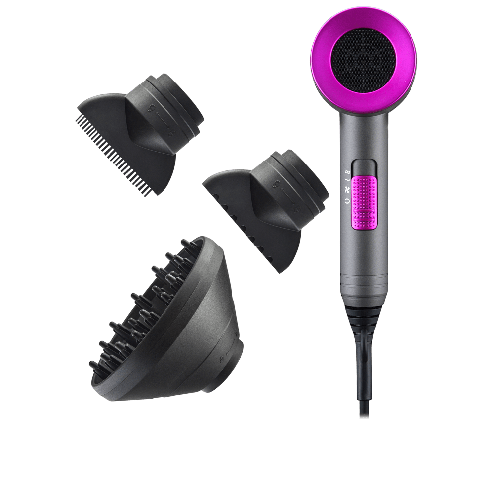 Dries your hair 35% faster than traditional hair dryers