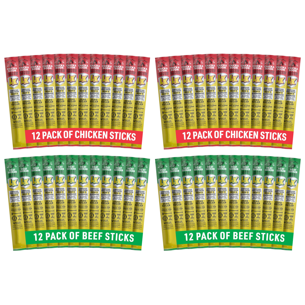 Jalapeno Beef + Chicka Boom Chili Crisp Chicken