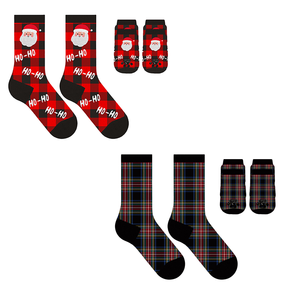 Santa & Winter Plaid