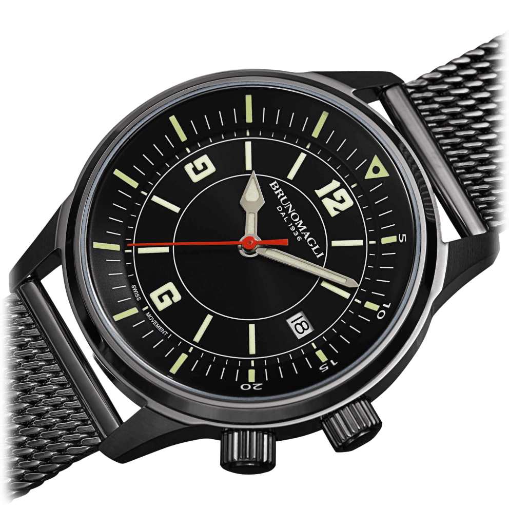 Black Case w/ Black Dial on Black Bracelet