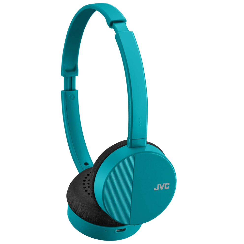 Teal On-Ear Fold Flat Headphones