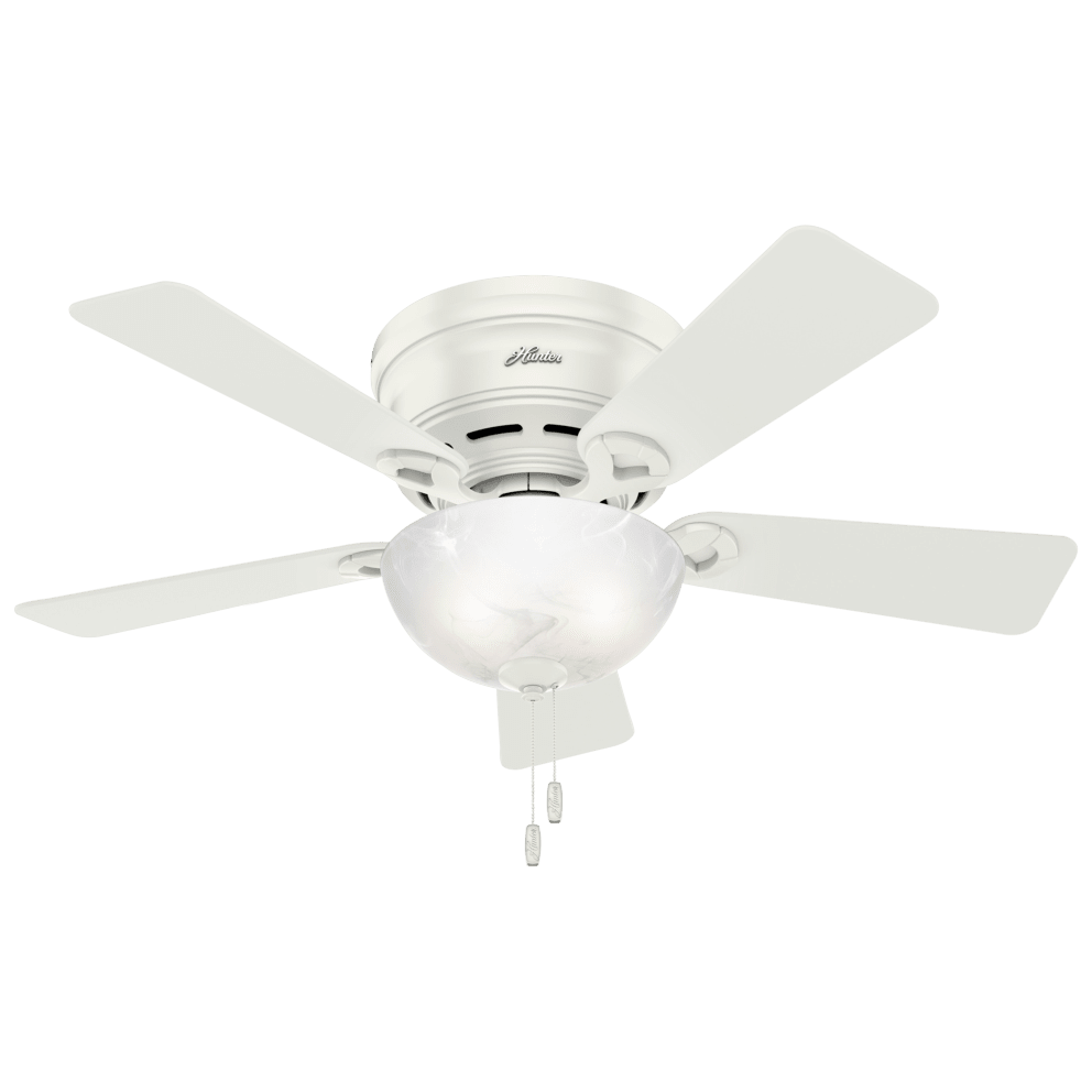White with reversible Fresh White and Light Oak blades