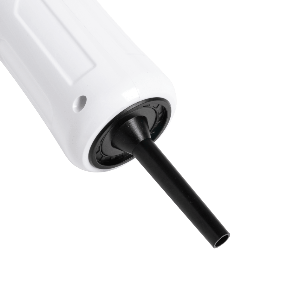 Blower tool removes dust and debris from tight spaces